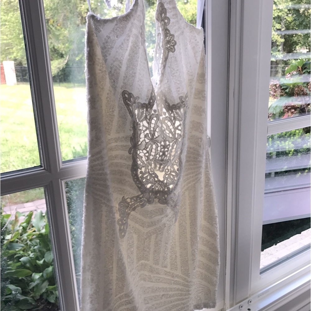 Cute sexy white summer dress